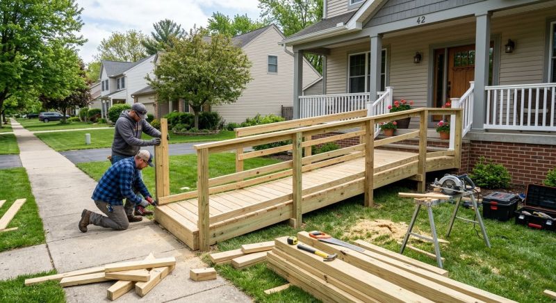Deck Ramp Construction in Kansas City, KS