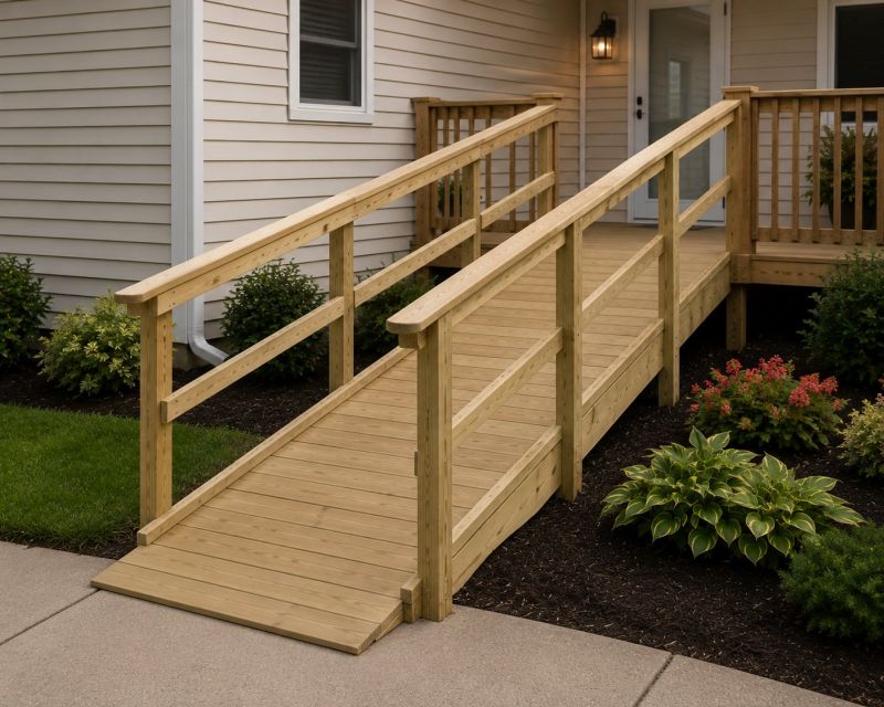 Entrance Ramp Installation in Kansas City, KS